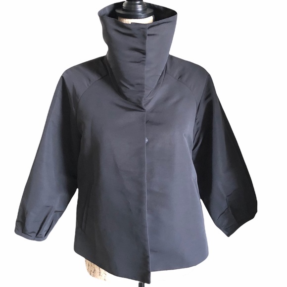 Rafaella 3/4 Sleeve Black Jacket with Pockets Size S - Picture 4 of 16